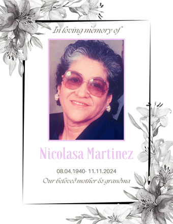 Nicolasa Martinez Obituary